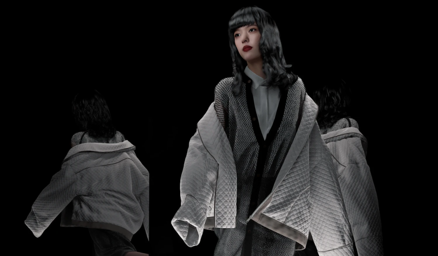 バーチャルヒューマン「Drip」が纏う、HATRAの2021AW